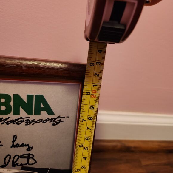 Framed Ward Burton Autographed 8" X 10" Racing Slick Photograph - No Glass - Picture 2 of 6